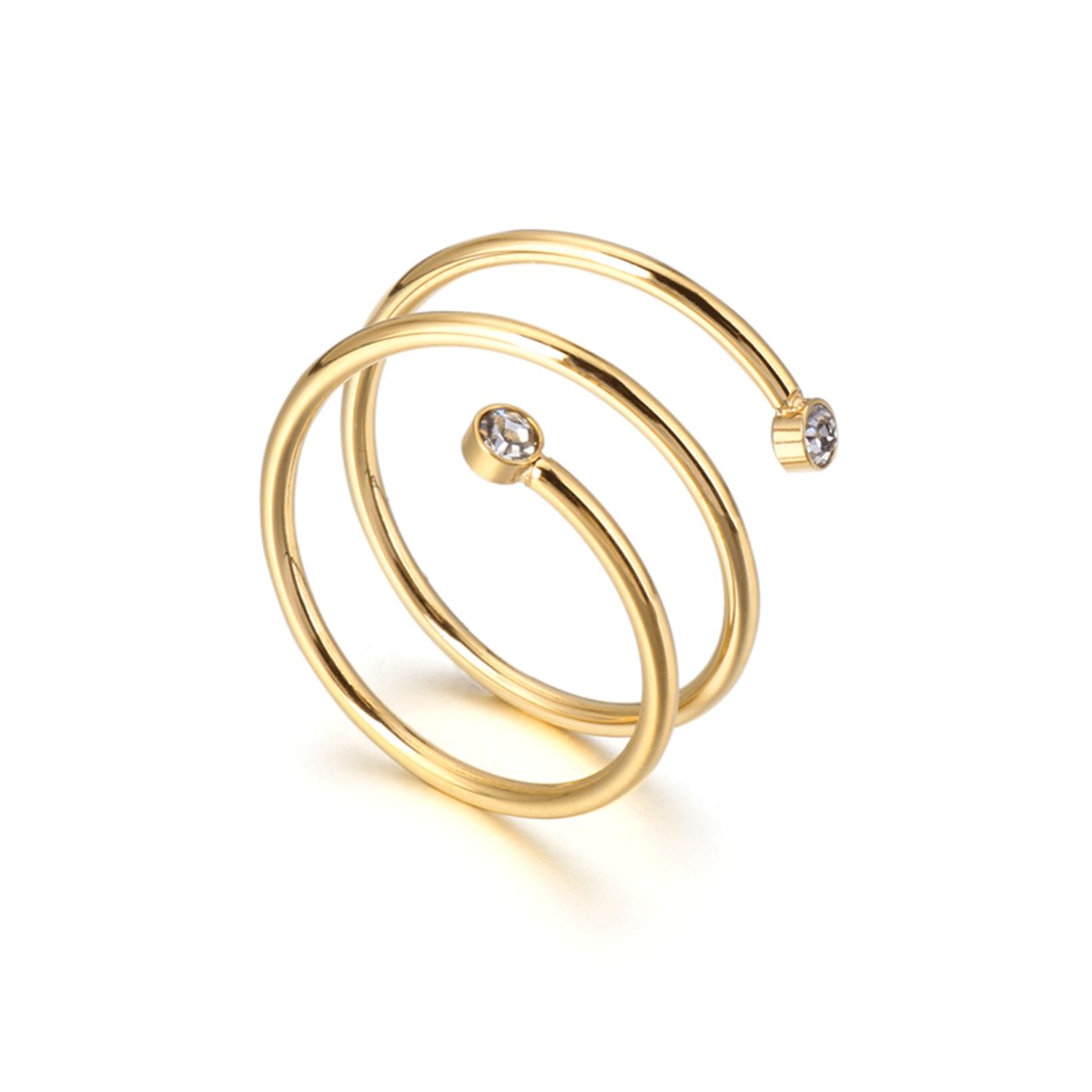 Fine Spiral Ring