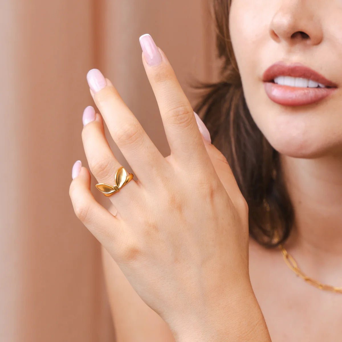 Adjustable Leaf Ring