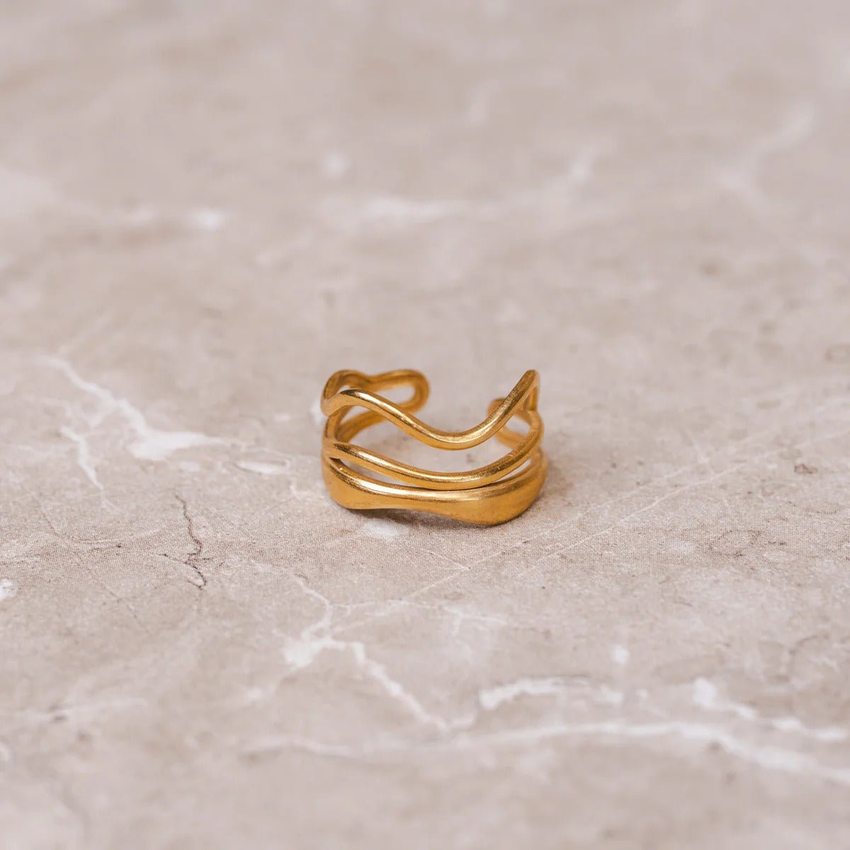 Adjustable Wave Ring