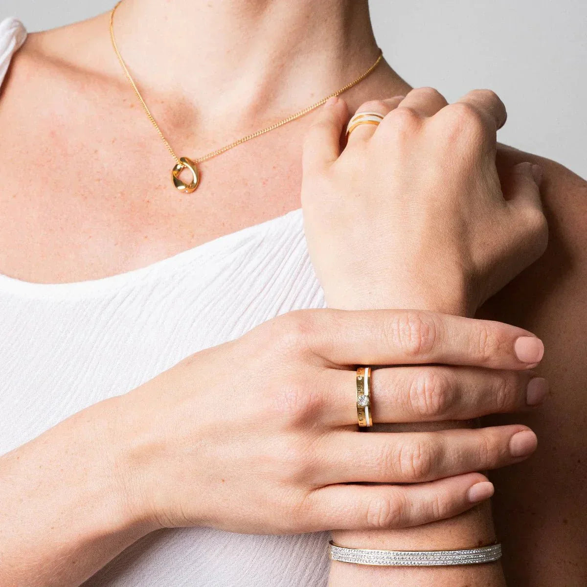 Queen with Crystal Stone Ring