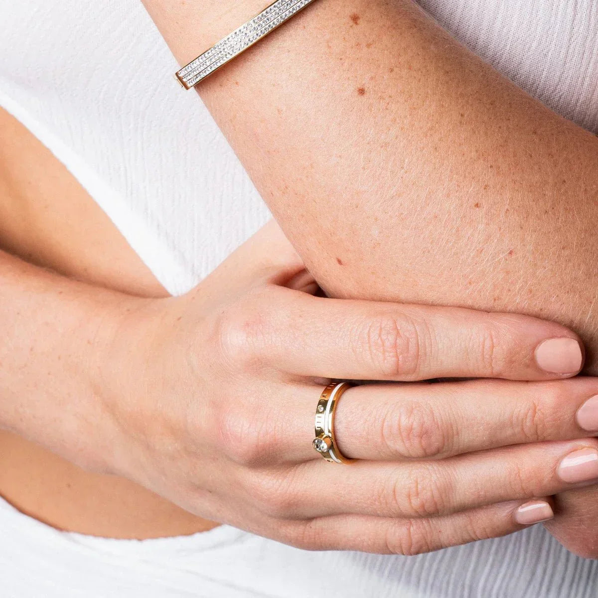 Queen with Crystal Stone Ring