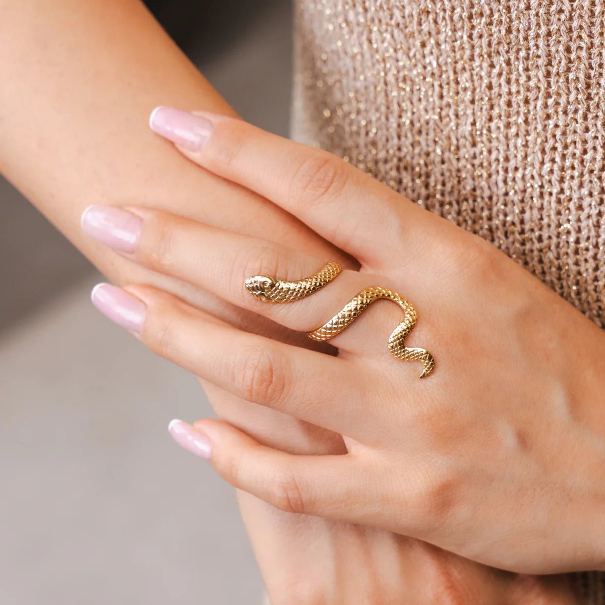 Adjustable Snake Ring