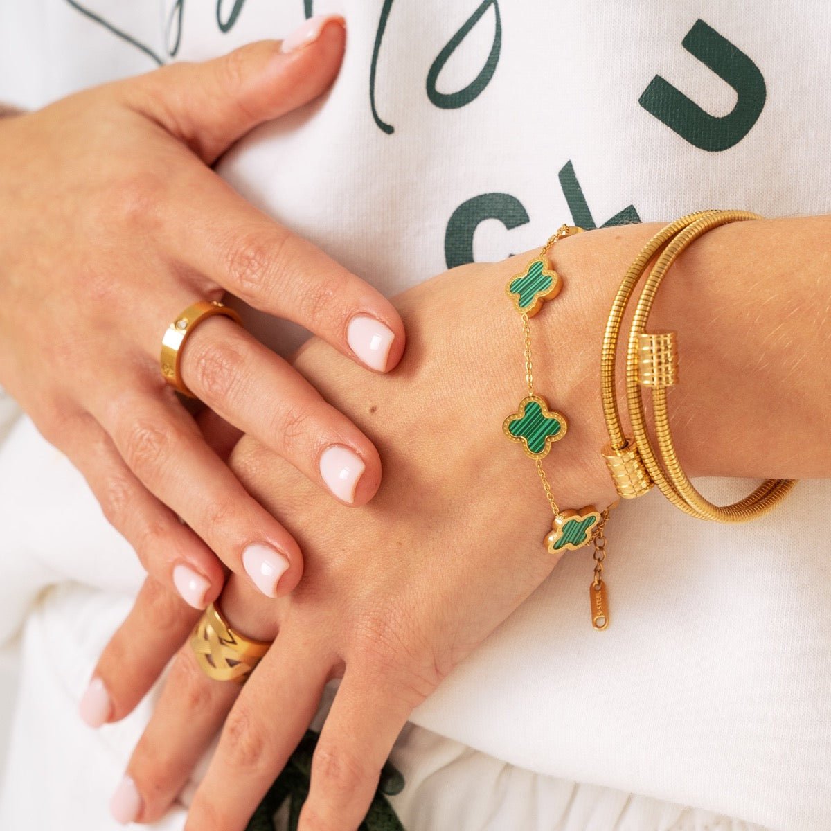 Triple Spiral Bracelet