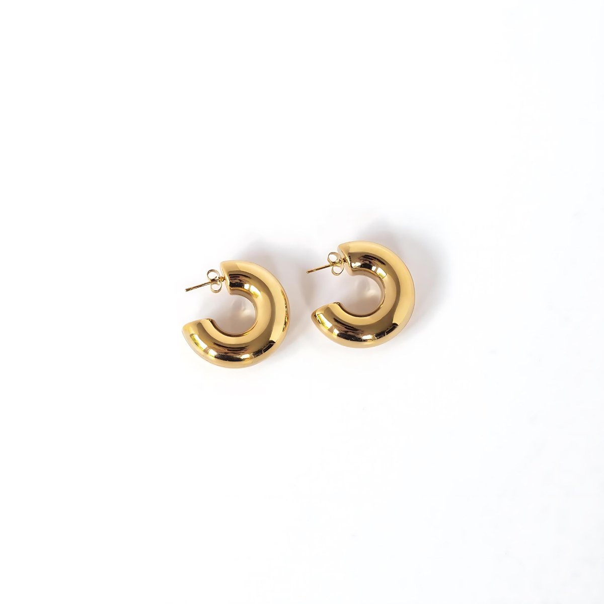 Lola Chunky Hoop Earrings