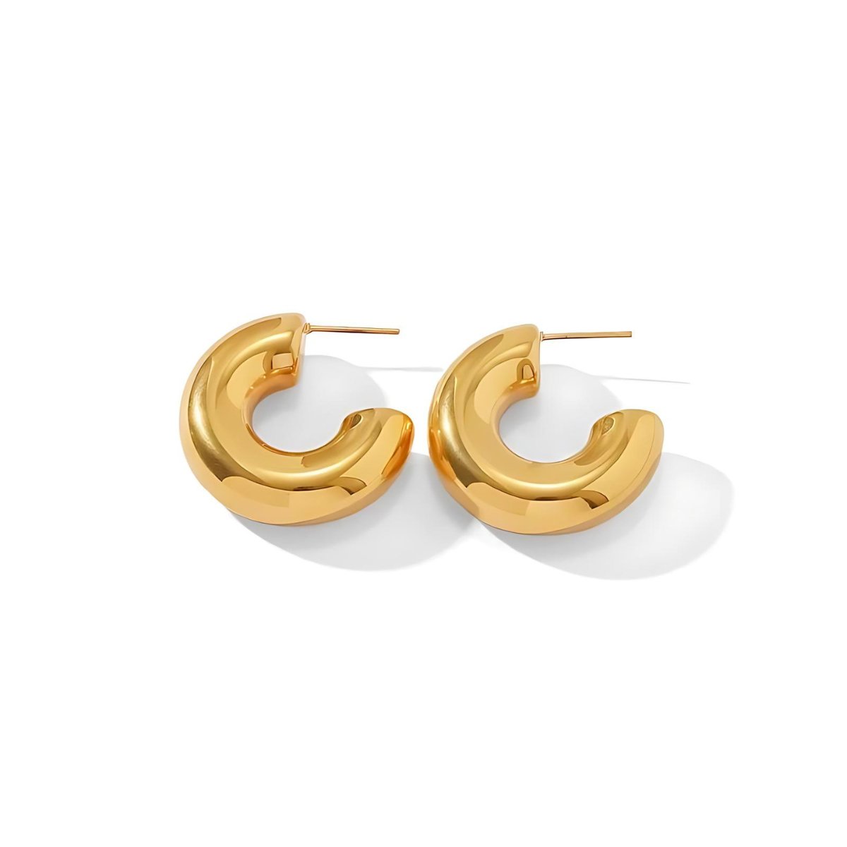 Lola Chunky Hoop Earrings