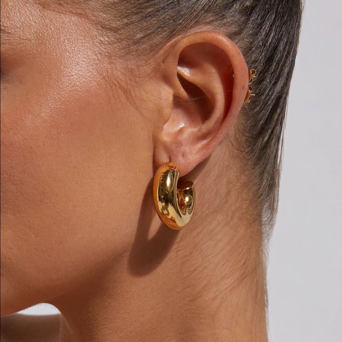 Lola Chunky Hoop Earrings