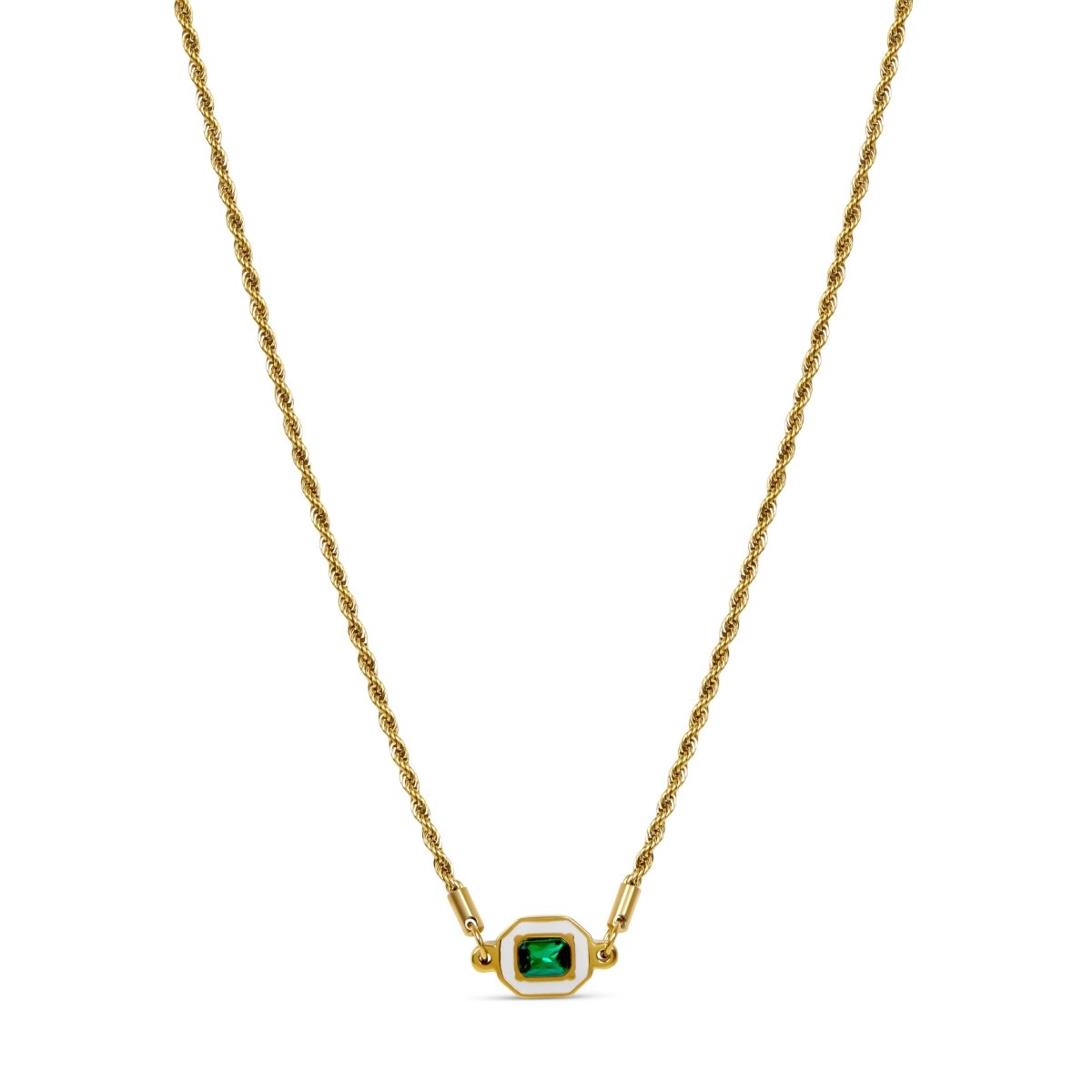 Aura Emerald Necklace