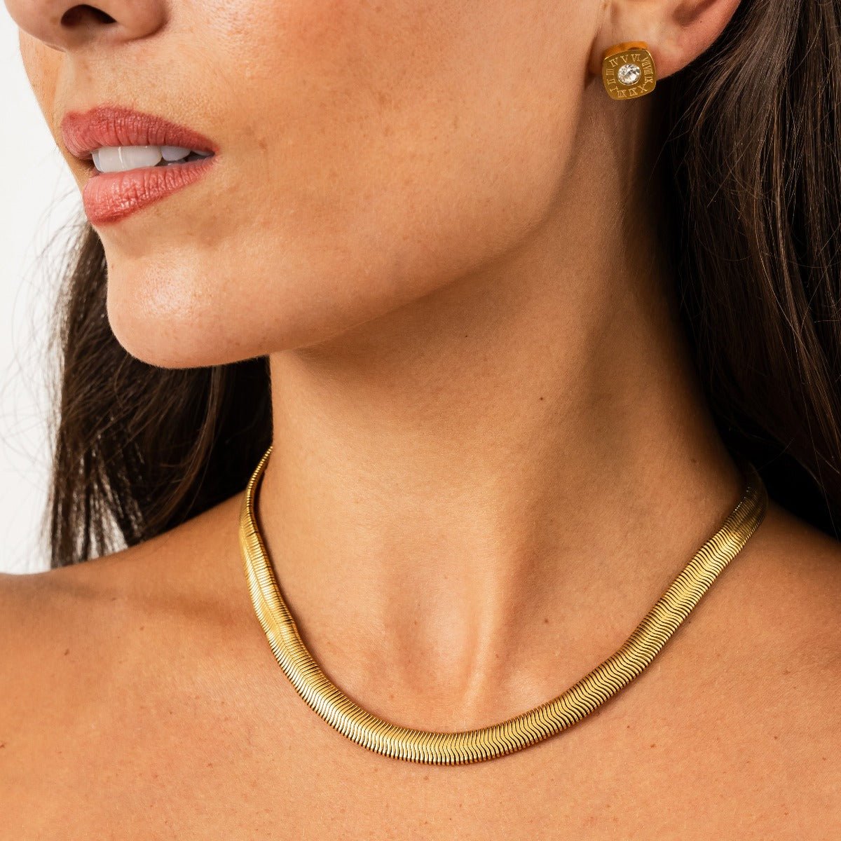 Gaia Mesh Choker Necklace