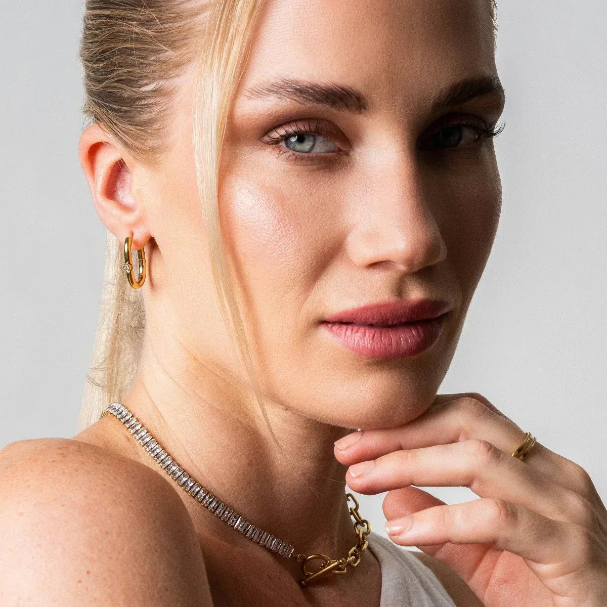 Riviera Baguette Choker Necklace