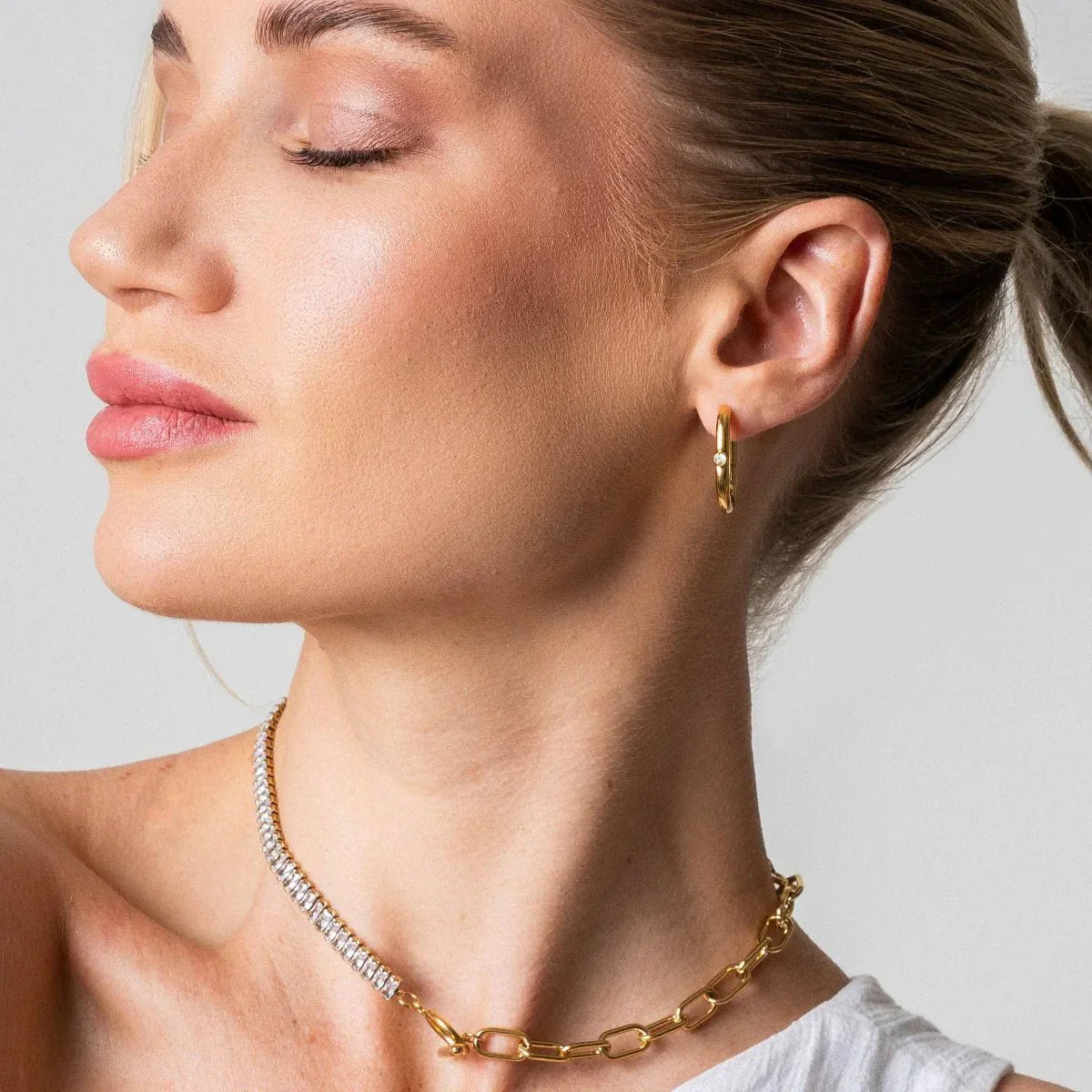 Riviera Baguette Choker Necklace