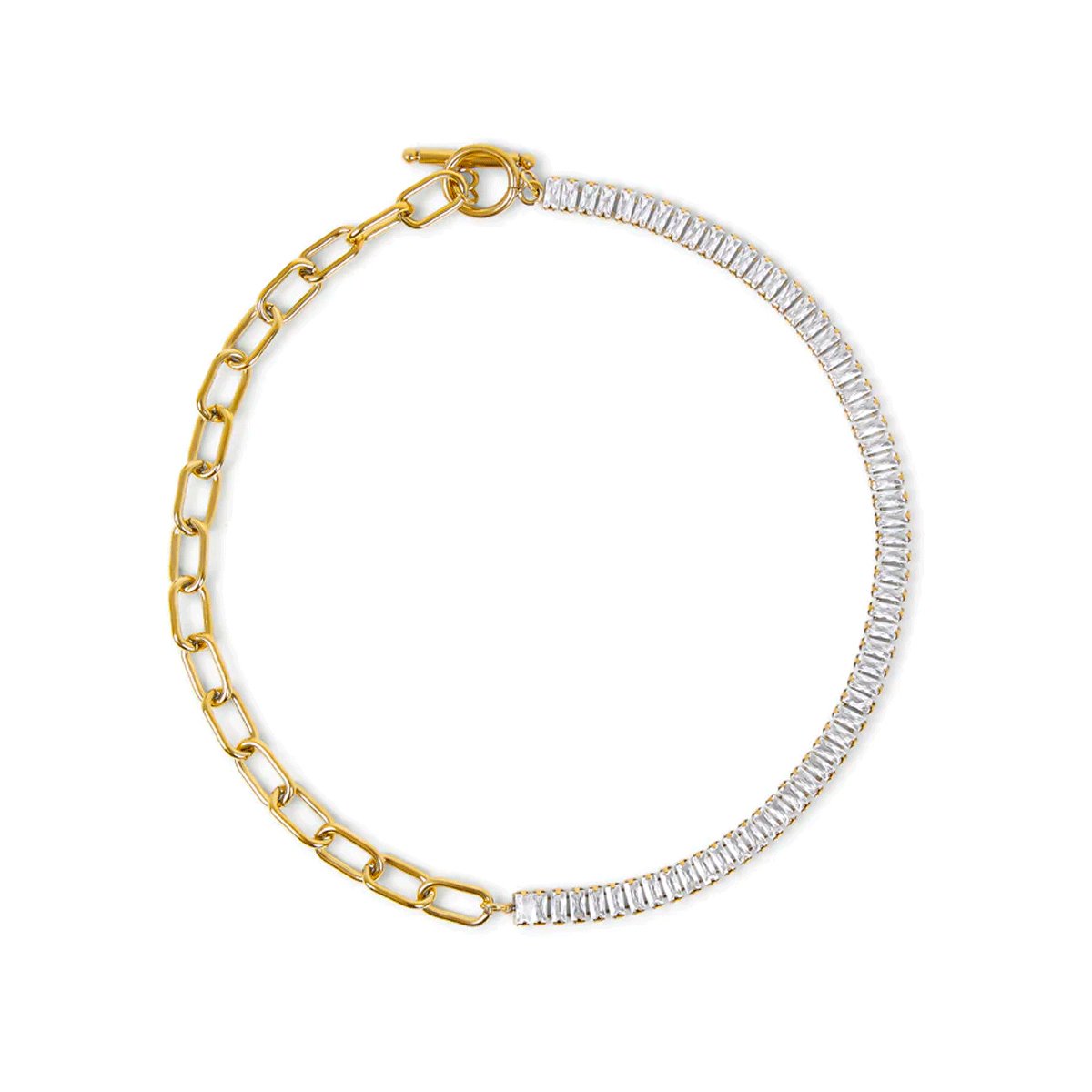 Riviera Baguette Choker Necklace