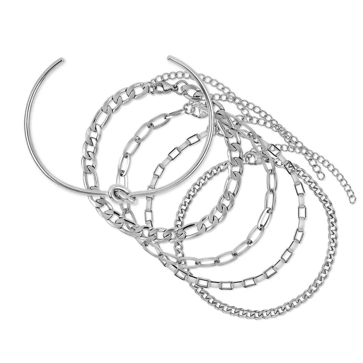 Elegance Bracelet Knot Bangle Set