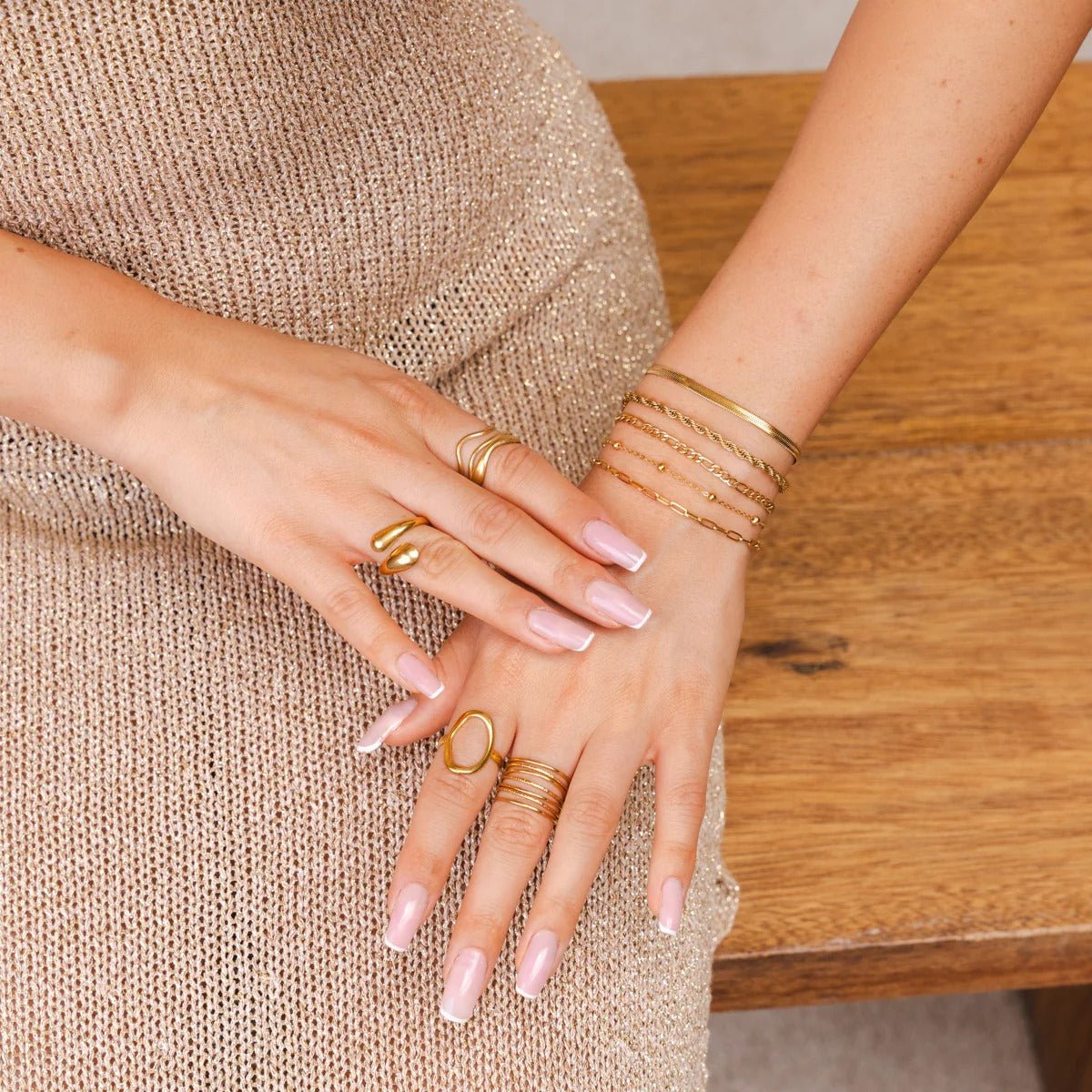 Glamour Bracelet Set Cubic Zirconia