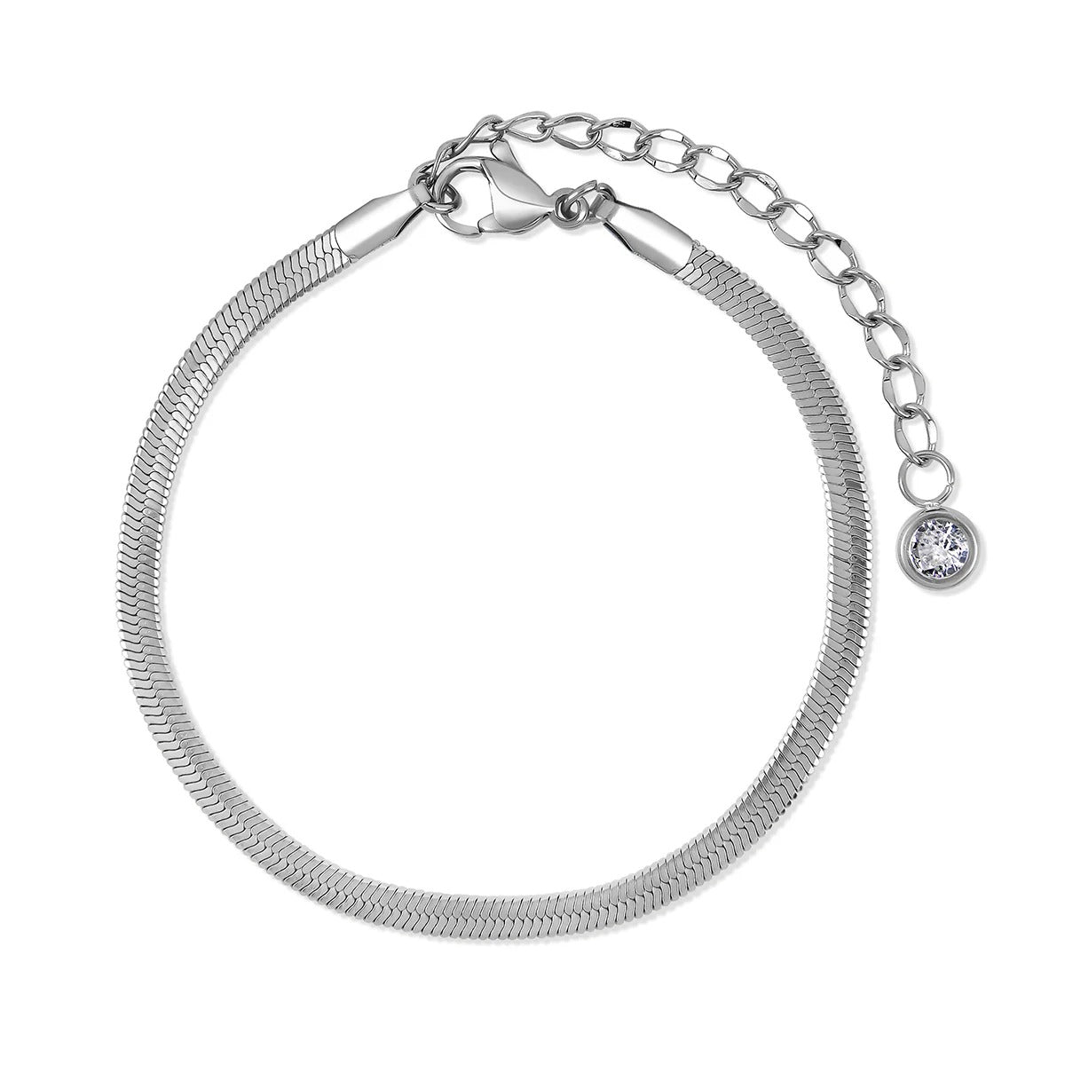 Glamour Bracelet Set with Cubic Zirconia