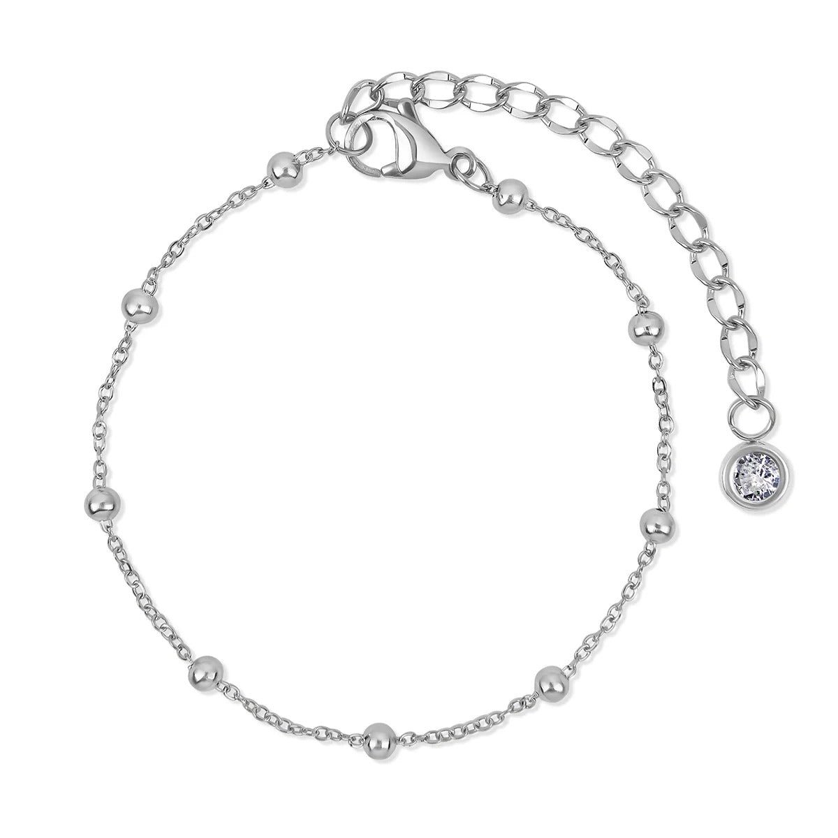 Glamour Bracelet Set with Cubic Zirconia