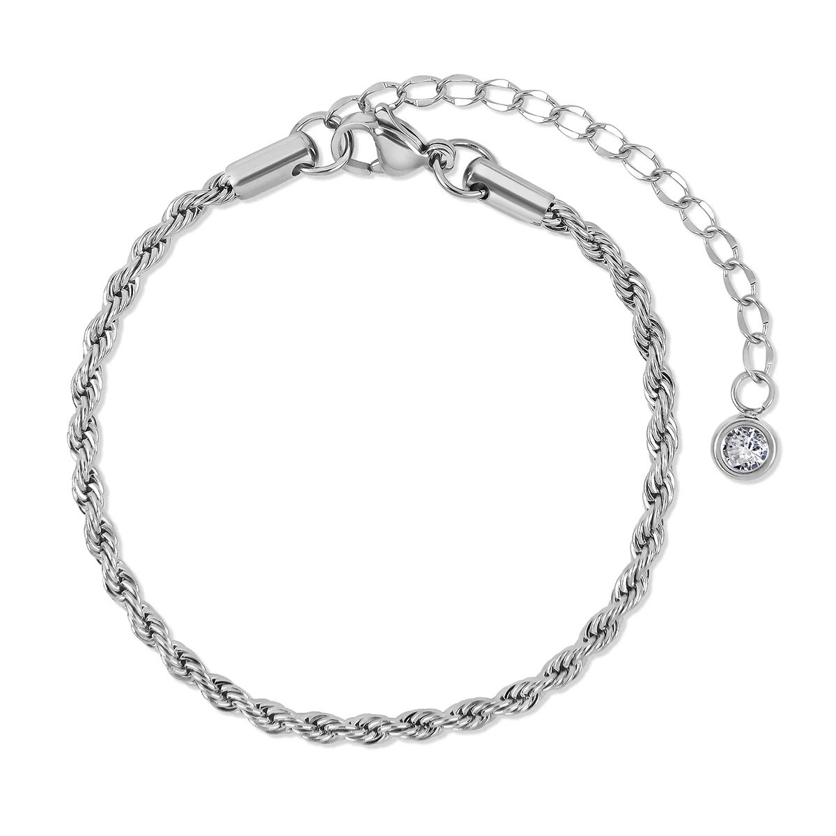 Glamour Bracelet Set with Cubic Zirconia