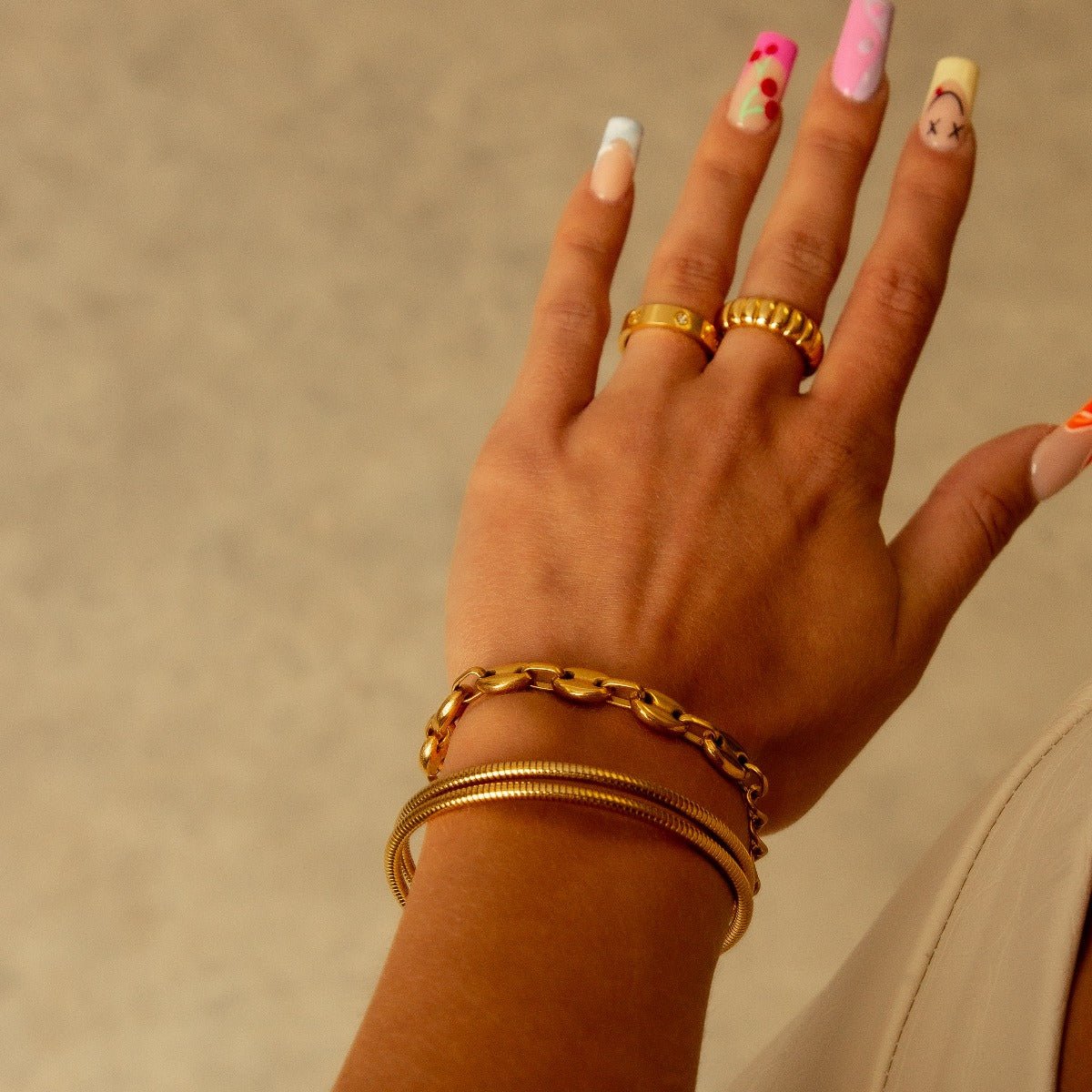 Triple Spiral Bracelet